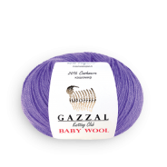 GAZZAL BABY WOOL (Мериносовая шерсть-40%, Кашемир ПА-20%, Полиакрил-40%, 50гр/175м)