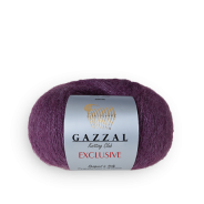 Gazzal EXCLUSIVE  (50%шелк, 10%кид-мохер, 40%меринос, 25гр/190м)