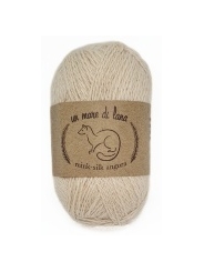 Пряжа Wool Sea Mink Silk 193 (кремовый)