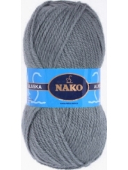 Пряжа Nako Alaska 7116 (серый)