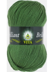 Пряжа Вита Бриллиант 5111 (Зеленый)